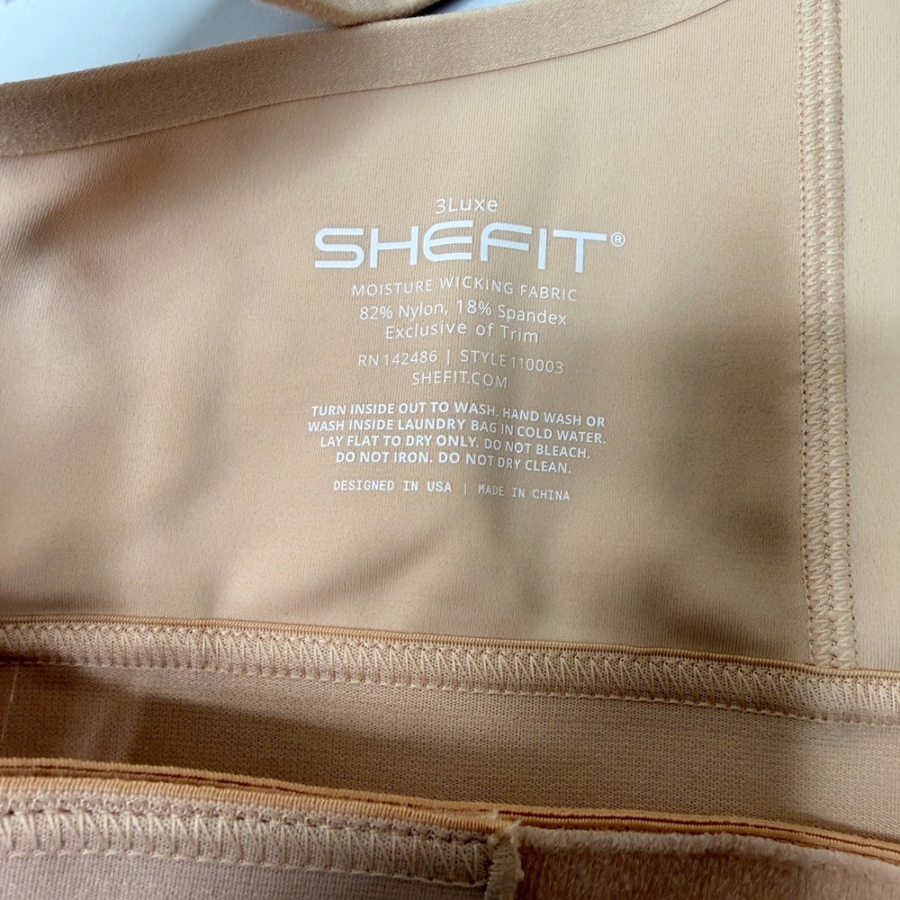 (2) SHEFIT FLEX Blush Sports Bra Size 3Luxe Supportive Activewear Medium Impact - Picture 7 of 14